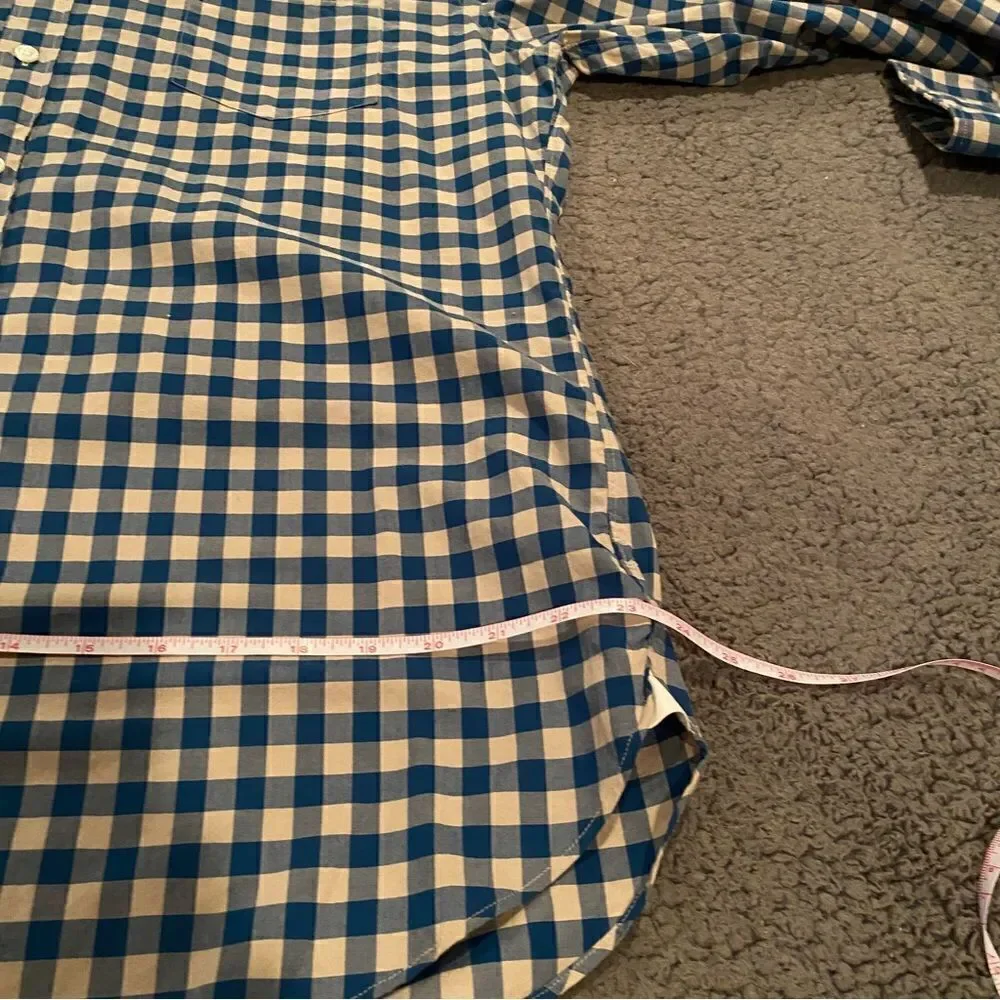 J Crew Plaid X Large Tall Shirt